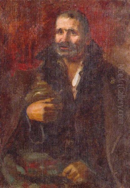 Portrait Of A Gentleman Oil Painting by Leopoldo Romanach