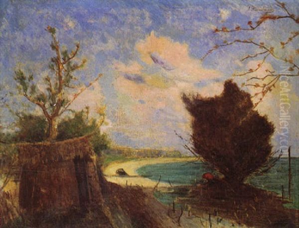 Paisaje Oil Painting by Leopoldo Romanach