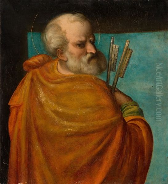 Saint Peter Oil Painting by Gerolamo Romanino