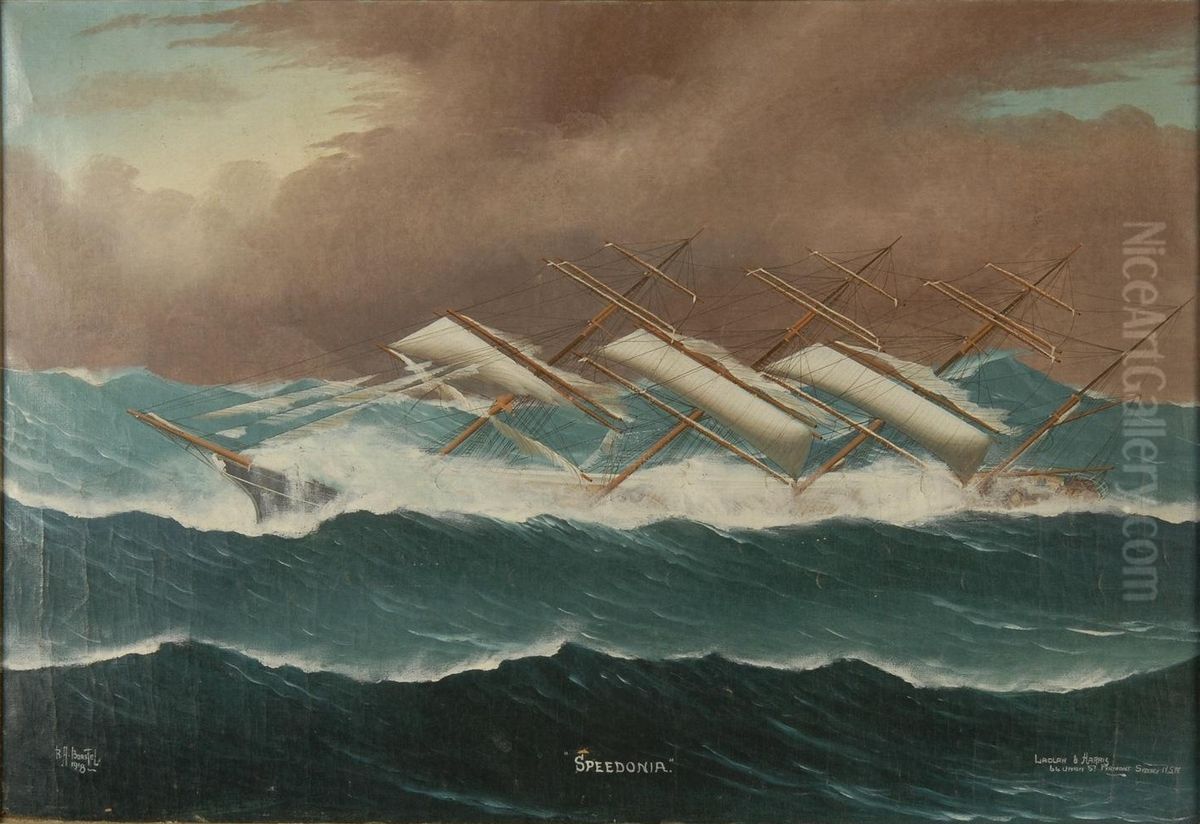 The Speedonia Oil Painting by Reginald Arthur Borstel