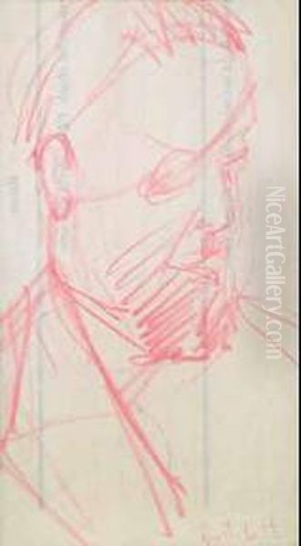 Ritratto Di Uomo Oil Painting by Timo Bortolotti