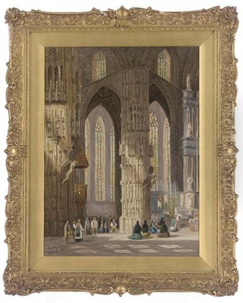 San Miguel Xenes, Spain Oil Painting by Thomas Matthews Rooke