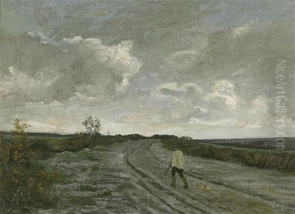 Le Retour De Chasse Oil Painting by Felicien Rops