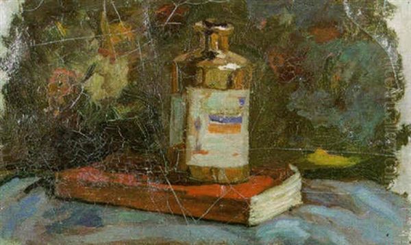 Nature Morte Oil Painting by Felicien Rops