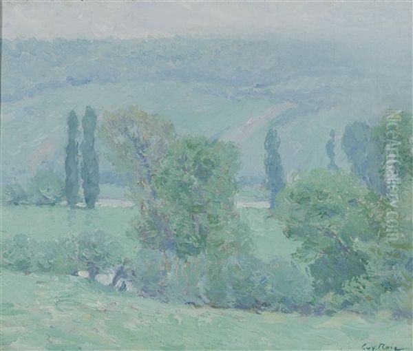 Spring Rain Oil Painting by Guy Rose