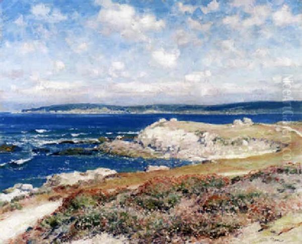 Mission Point Oil Painting by Guy Rose