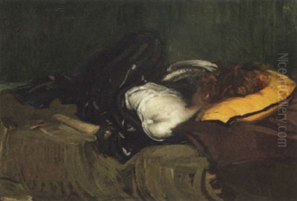 Sleeping Beauty Oil Painting by Ernest Rosen