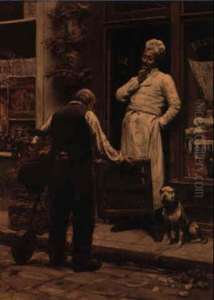 L'oeil Eclaire (a Discerning Eye) Oil Painting by Vilhelm J. Rosenstand