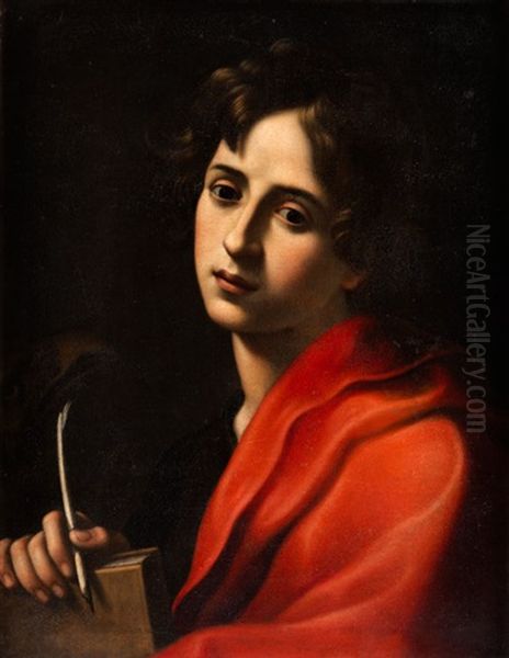 Portrait Des Johannes Evangelist Oil Painting by Matteo Rosselli