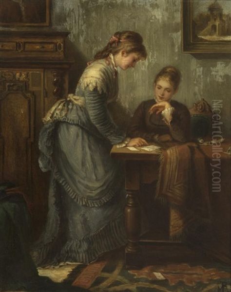 Fortune Telling Oil Painting by Alexander M. Rossi