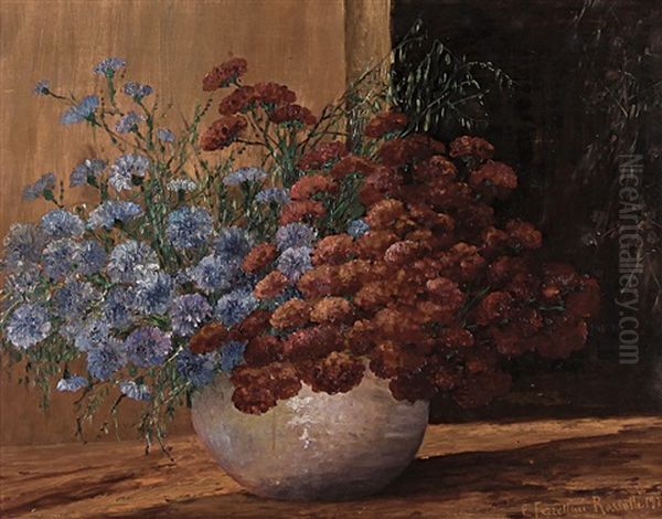 Fiori Decorativi Oil Painting by Emilia Ferrettini Rossotti
