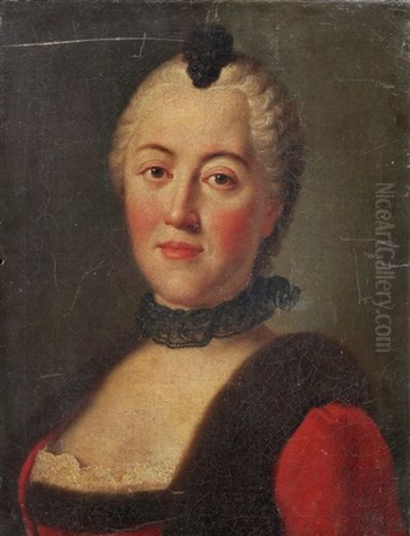 Bildnis Der Maria Antonia Von Sachsen, Gattin Des Kurprinzen Friedrich Christian, Geboren Prinzessin Von Bayern Oil Painting by Pietro Antonio Rotari