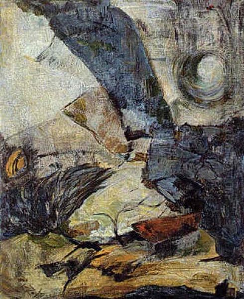 Landschaft Oil Painting by Hanna von Rothky