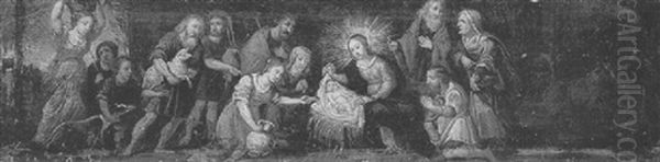 Anbetung Der Hirten Oil Painting by Hans Rottenhammer the Elder