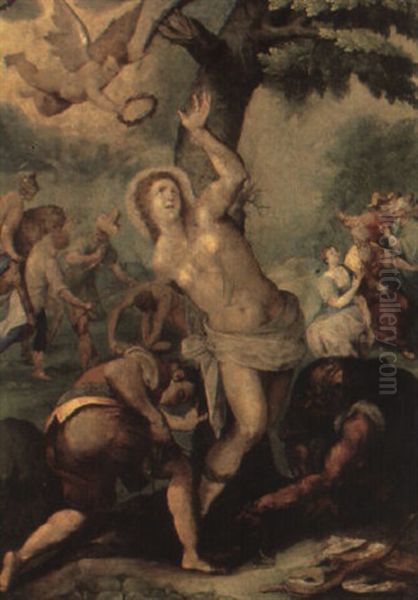 Martyrium Des Hl. Sebastian Oil Painting by Hans Rottenhammer the Elder