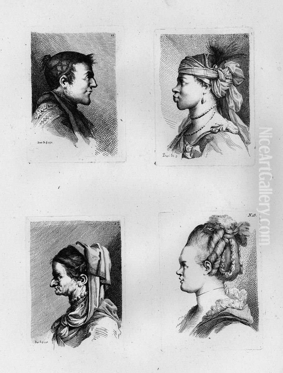 Fisionomie Oil Painting by Benigno Bossi