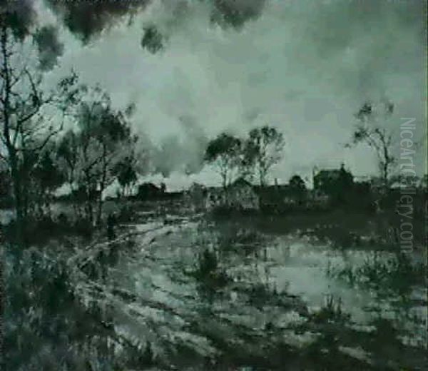 Untitled Oil Painting by Robert William Arthur Rouse