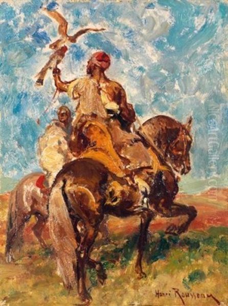 Le Fauconnier Marocain Oil Painting by Henri Emilien Rousseau