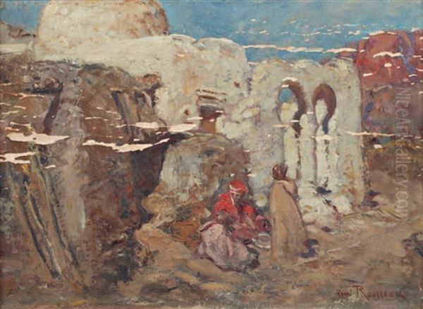 Marabout A Gafsa En Tunisie Oil Painting by Henri Emilien Rousseau