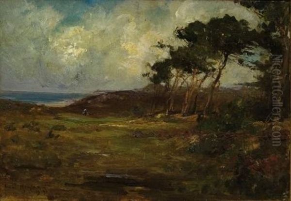 Les Pins Parasols Oil Painting by Henri Emilien Rousseau