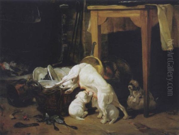 Chacun Pour Soi Oil Painting by Philippe Rousseau