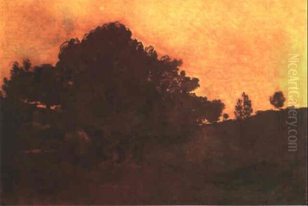 Rochers En Lisiere De Foret Oil Painting by Theodore Rousseau