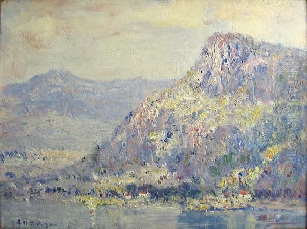 Mt. Vesuvius Oil Painting by Joseph Henry Boston