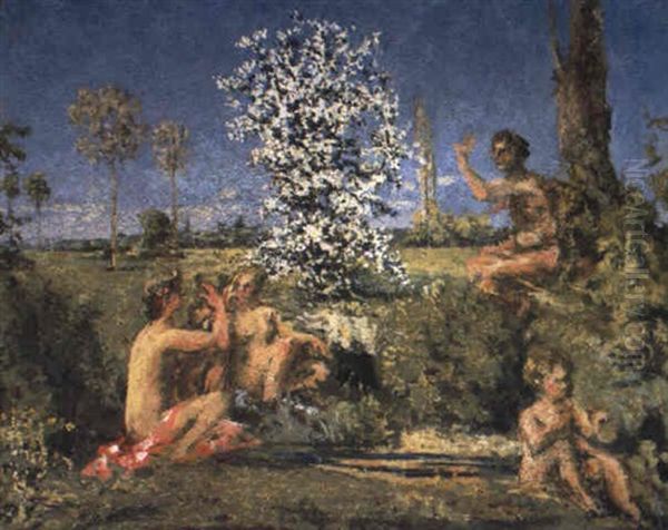 L'arbre Du Printemps Oil Painting by Ker Xavier Roussel