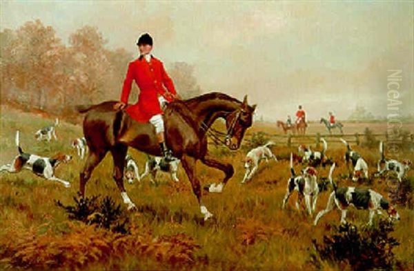 The Check Oil Painting by George Derville Rowlandson