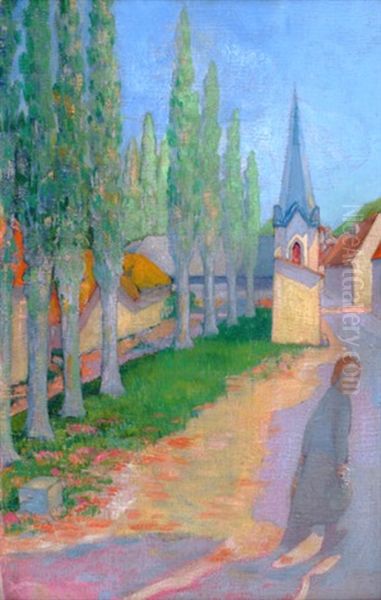 Le Printemps En Franche Comte Oil Painting by Louis Roy