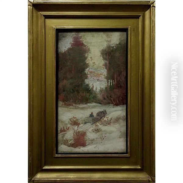 Untitled (homeward Bound) Oil Painting by Arthur Dominique Rozaire