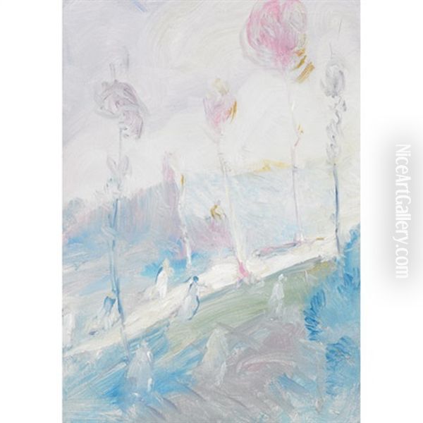 Early Spring Oil Painting by Arthur Dominique Rozaire