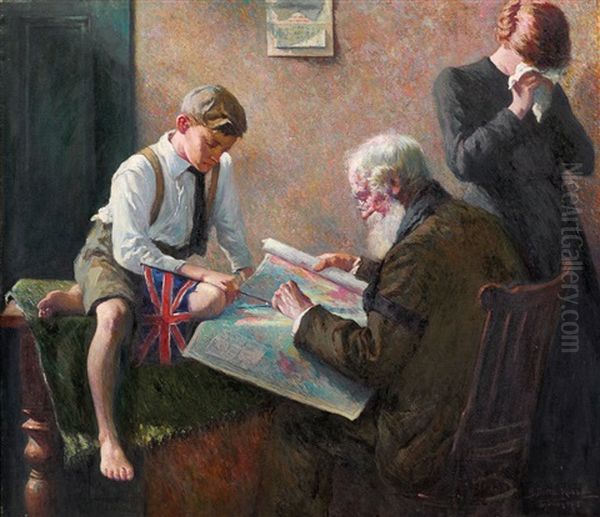 Where Daddy Fell Oil Painting by Anthony Dattilo Rubbo