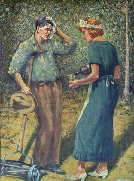 Summer Morn Oil Painting by Anthony Dattilo Rubbo