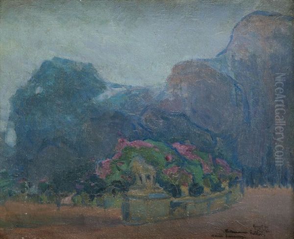 Luxembourg Garden Oil Painting by Jan Rubczak