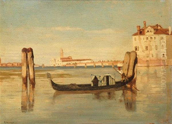 Venise Oil Painting by Franz Leo Ruben