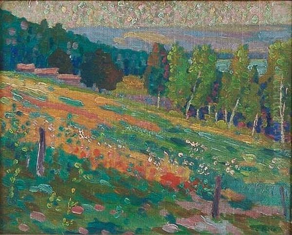 Landscape Oil Painting by Cornelis J. Botke