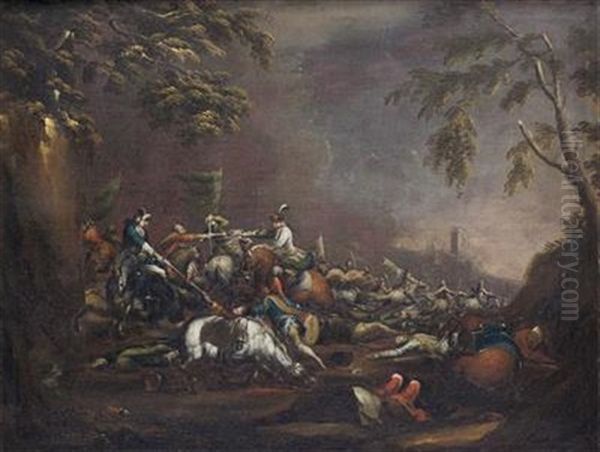 Zwei Bilder Oil Painting by Rugendas, Georg Philipp I