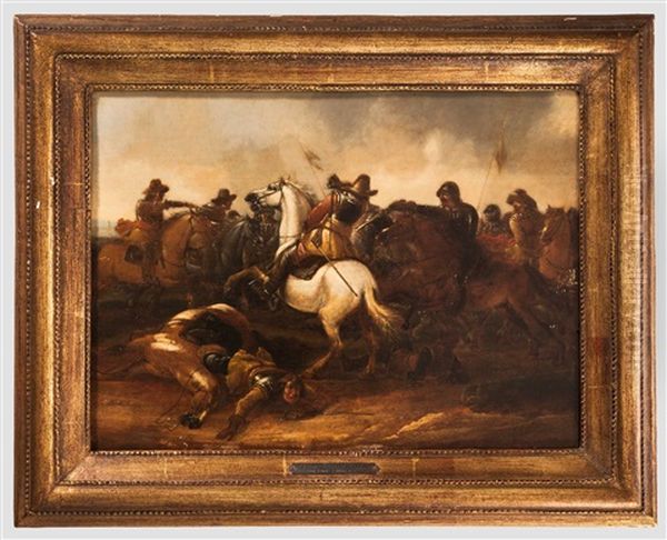 Georg Philipp Rugendas (augsburg, 1666 - 1742), Schlachtengemalde Um 1700 Oil Painting by Rugendas, Georg Philipp I