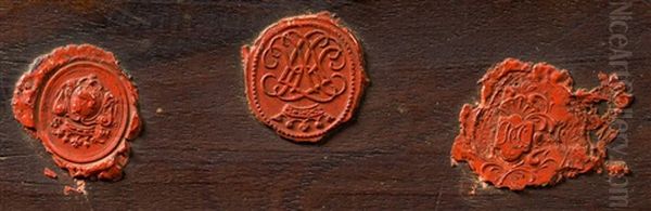 Reiter In Einer Weiten Landschaft Mit Ruinen Oil Painting by Rugendas, Georg Philipp I