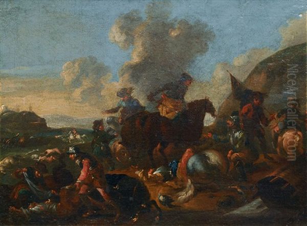 After The Battle Oil Painting by Rugendas, Georg Philipp I