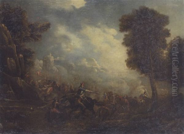 Turkenschalacht Oil Painting by Rugendas, Georg Philipp I