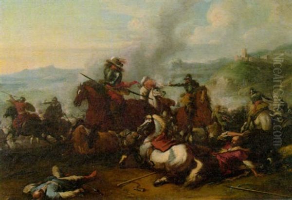 Turkenschlacht Oil Painting by Rugendas, Georg Philipp I