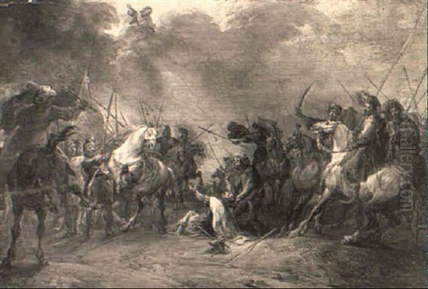 The Conversion Of Saint Paul Oil Painting by Rugendas, Georg Philipp I