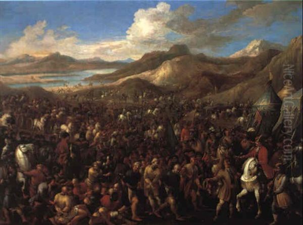 Die Befreiung Wiens Oil Painting by Rugendas, Georg Philipp I