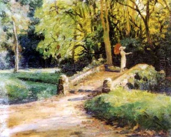 Trianon Oil Painting by Mikhail Rundaltsov