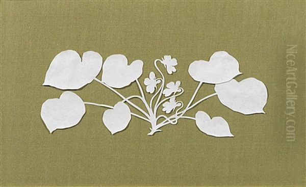 Veilchen Oil Painting by Philipp Otto Runge