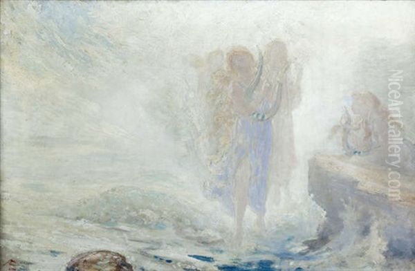 Spirit Of The Waves Oil Painting by George William Russell