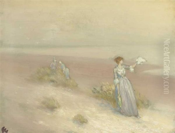 Good-bye Oil Painting by George William Russell