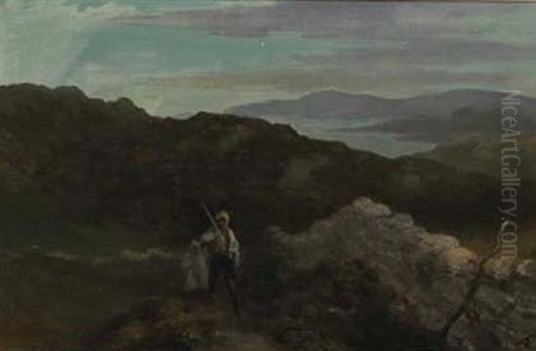Leave The Task Until Tomorrow's Sun (w.b. Yeats) Oil Painting by George William Russell